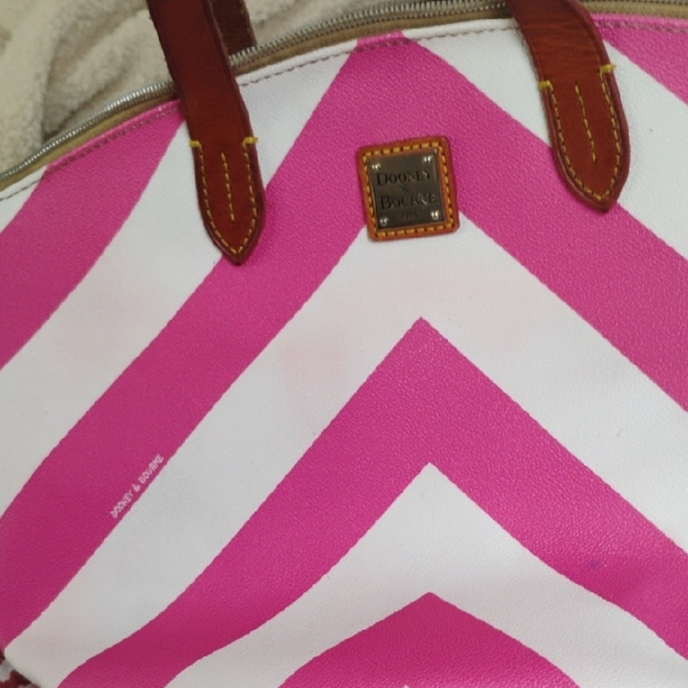 Dooney & Bourke Pink and White Women's Bag